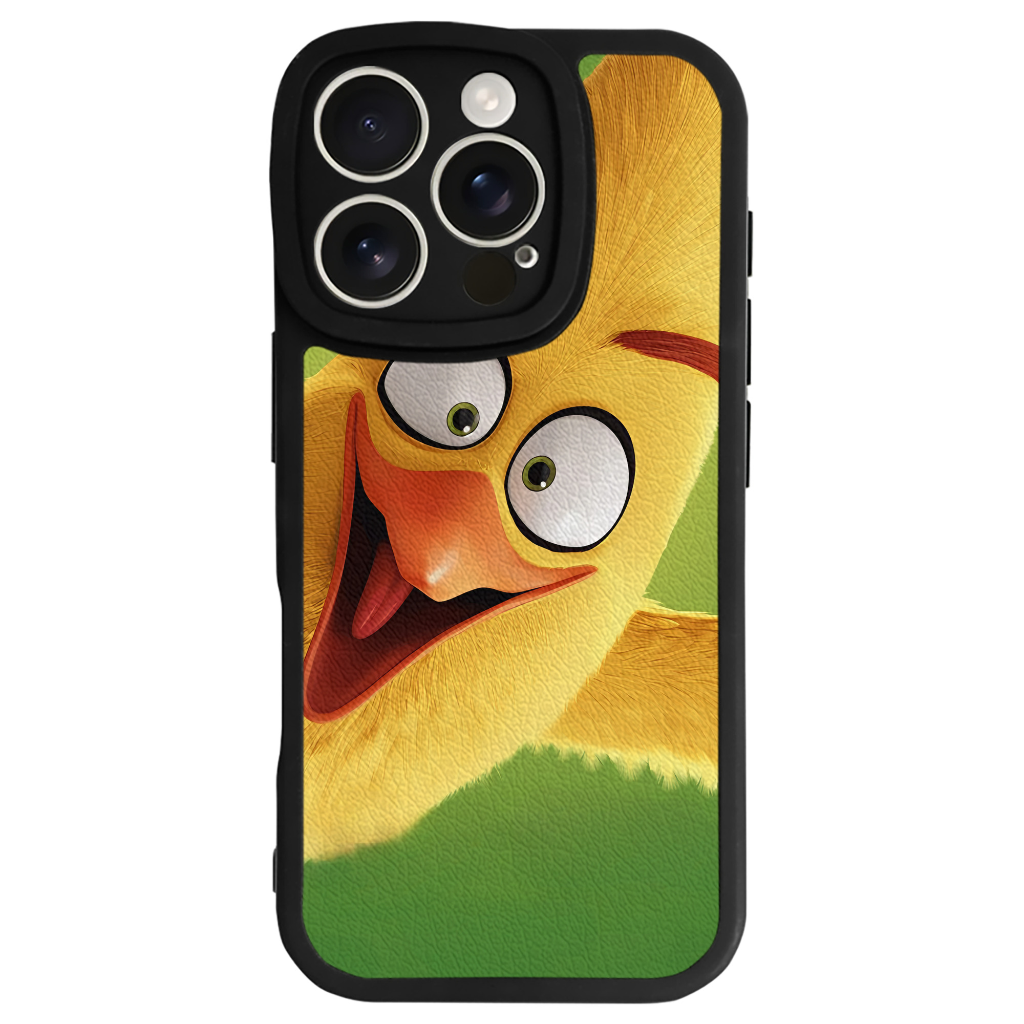（画像用） Angry Birds アングリーバード 【iPhone 16シリーズ対応】シリコンスマホケース（レザー調） 材質：シリコン